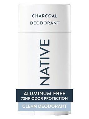 Native Deodorant, 72 Hour Odor Control, Aluminum Free, Charcoal 2.65oz